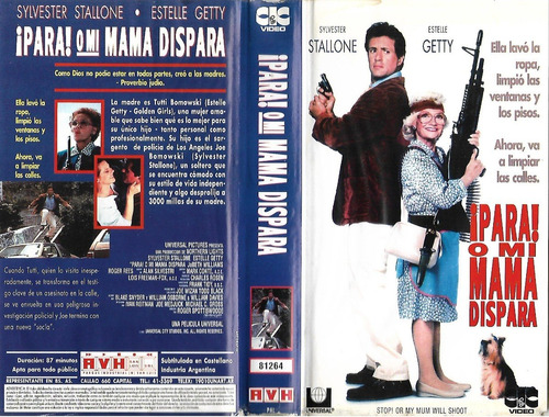 Para O Mi Mama Dispara Vhs Sylvester Stallone Comedia 1992