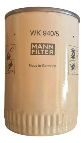 Filtro Combustible Mann Wk940/5 Agrale Deutz 6124136 P554620