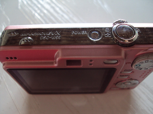 Camera Digital Sony Rosa Com Defeito Para Retirar Pecas