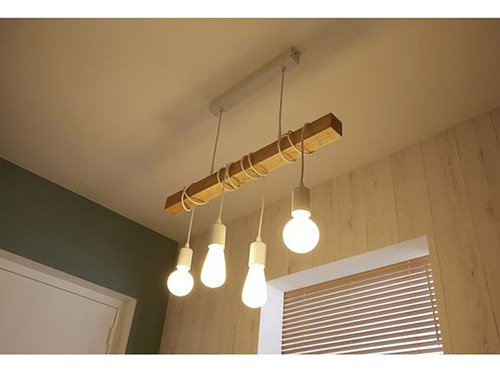 Colgante De Madera Con Port. Blanco/townshend-eg3212