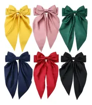 Comprar 6 Lazos Para El Pelo, Lazos Grandes, Accesorios Elegantes Pa