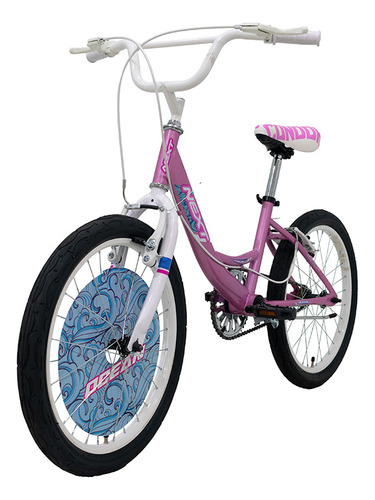 Bicicleta Veloci Next Ocean Rodada 20 Rosa Infantil Tamaño del cuadro S