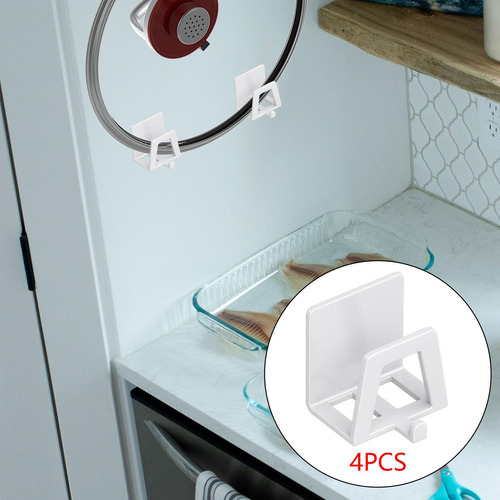 3 X 4 Piezas Soporte Para Tapas Montado En La Pared Ahorro