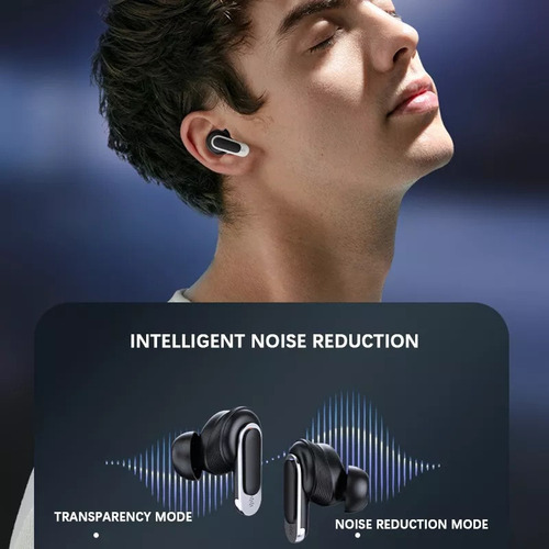 Fone De Ouvido Bluetooth Com Tela Sensível Ao Toque