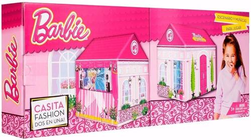 Casita Fashion Barbie 2 En 1 Con Accesorios Jlt Fd9482