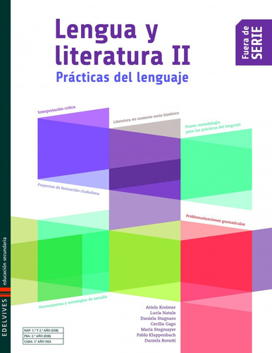 Lengua Y Literatura 2 Practicas Del Lenguaje - Kreimer, Nata