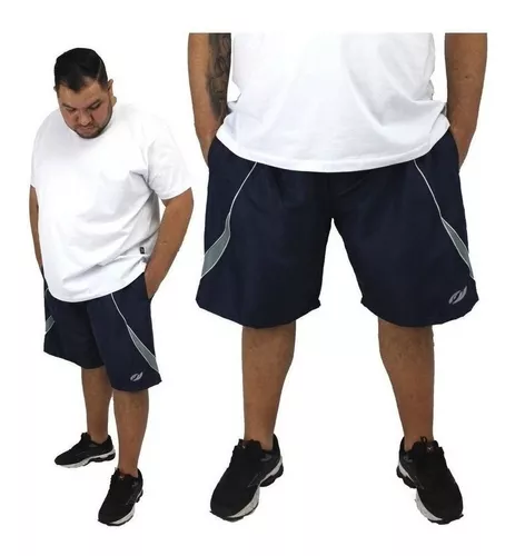 Kit 3 Shorts Masculino Plus Size Sport Até G4 Tamanho Grande