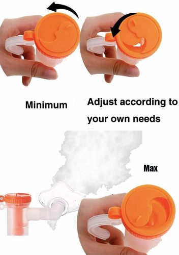 Nebulizador Botellas Conjunto, Inhalador De Vapor Frío Acces