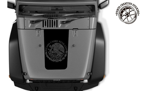 Calcomania Sticker Cofre Mexico Jeep Wrangler Sahara Rubicon