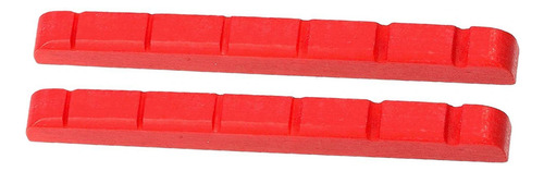 4 X 2 Piezas De Tuerca De Para Guitarra Eléctrica, Rojo