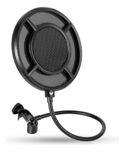 Mic Pop Filter, Professional Metallic Mic Pop Filter Mesh Fo