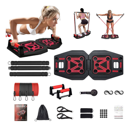 Hlymxf Juego De Tablas Push Up  Equipo De Entrenamiento Por