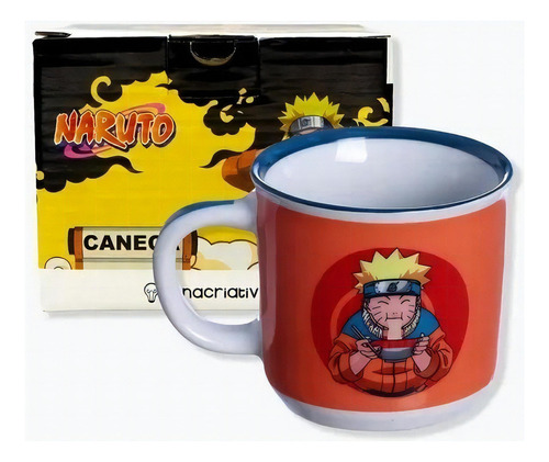 Canecas Zonacriativa Caneca Mini Naruto Laranja Naruto Capacidade 200ml