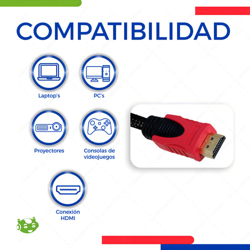 Cable Hdmi 5 Metros Ps3 Ps4 Xbox 360 Laptop Pc Full Hd 1080p