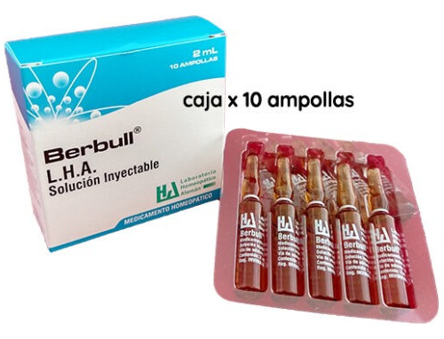 Berbull - Ampollas X10 - Lha - mL a $7320