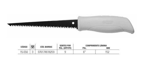 Serrote Para Gesso 6 Stanley 15556