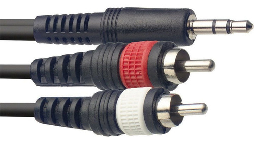 Cable estéreo Stagg SYC3/MPS2cm Rca dúple/P2 de 3 m