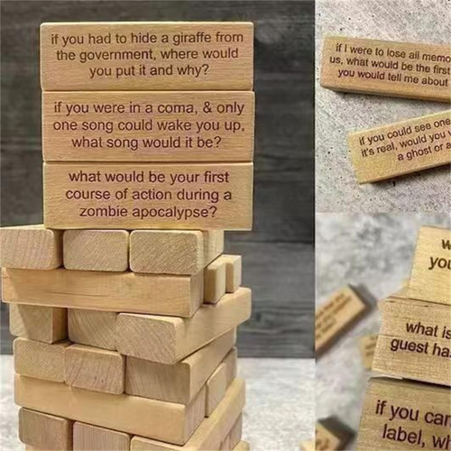 Juego De Beber Para Fiestas 48 Piezas De Madera