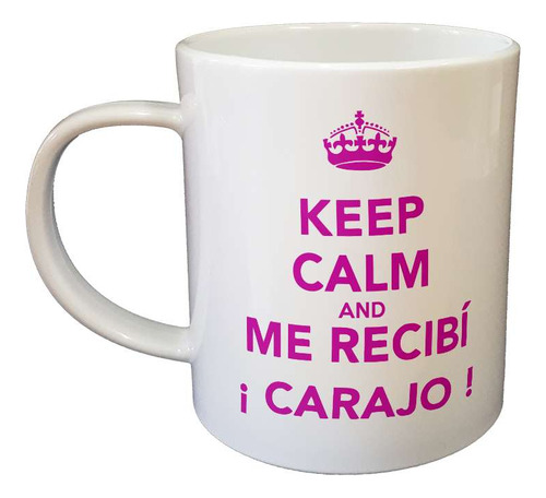 Taza De Plastico Keep Calm And Me Recibi Meme Frase M2