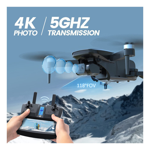 Holy Stone - Dron Gps Para Adultos Con Cámara Estable 4k Fot