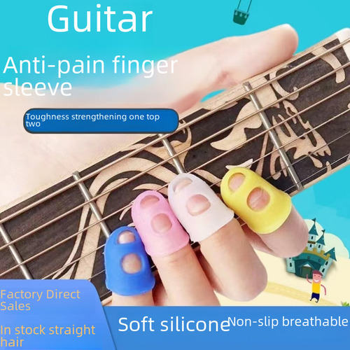 Guitarra Acústica De Silicona Transparente, Grande (n.º 3)