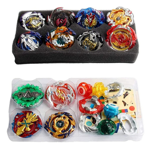 Juego De Metal Para Niños Beyblade Burst Bey Blade Color