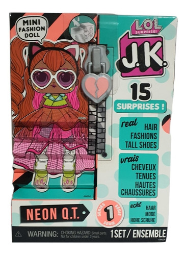Lol Surprise Jk Diva Swag Queen Muñeca Neon Qt +15 Sorpresas