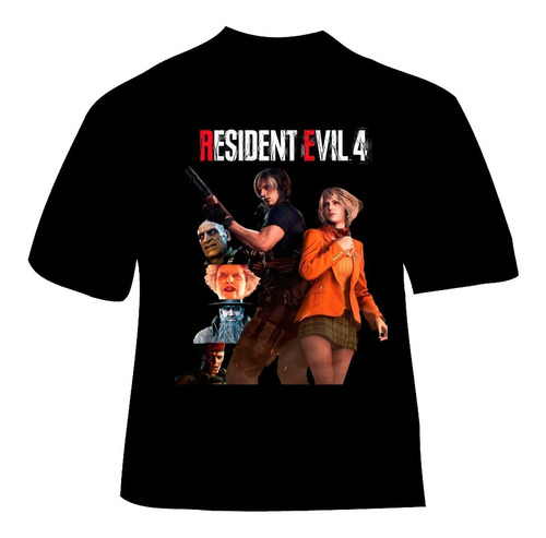 Polera Resident Evil 4 Remake - Leon & Ashley - Videojuegos