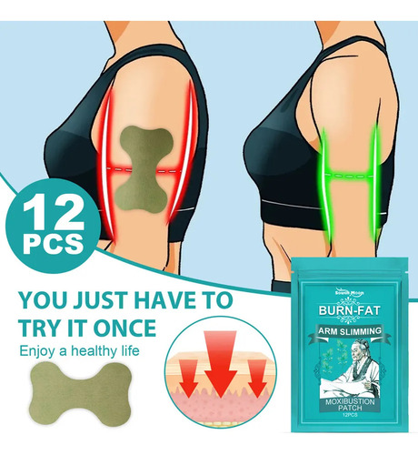 3. Parche De Moxibustión Para Brazos Delgados Para Adelgazar