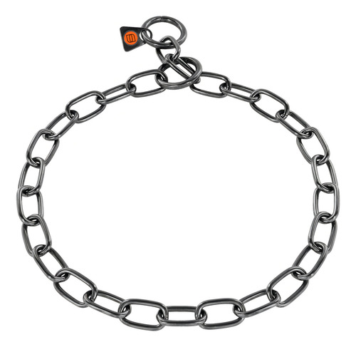 Collar De Exhibicion Negro A Inox Sprenger Eslabon M 39cm*3m Eslabon Mediano