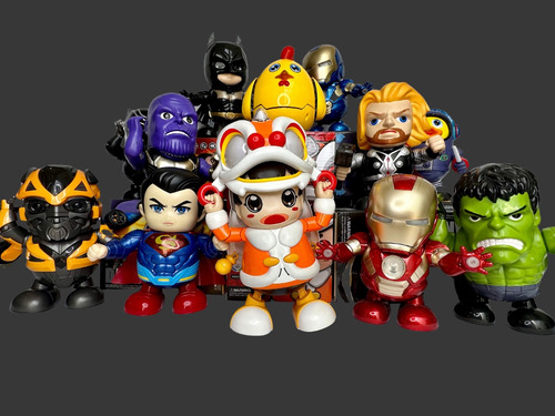 Muñeco Bailarín King Toys Kc212327 Luz Sonido Movimiento Azu