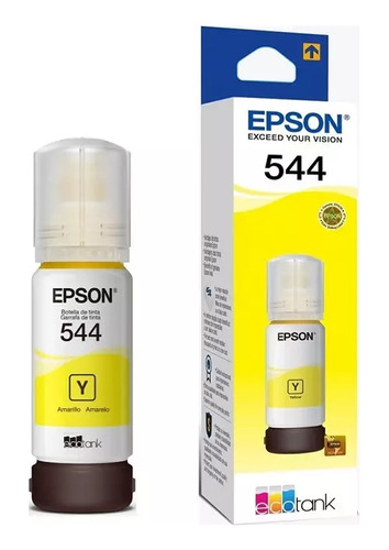 Botella De Tinta Para Epson T544 Amarillo