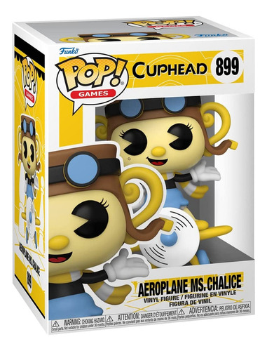 Funko Pop Games Original Aeroplane Ms Chalice Cuphead