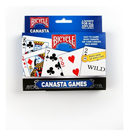 Juego De Cartas Bicycle Canasta Games, Multicolor