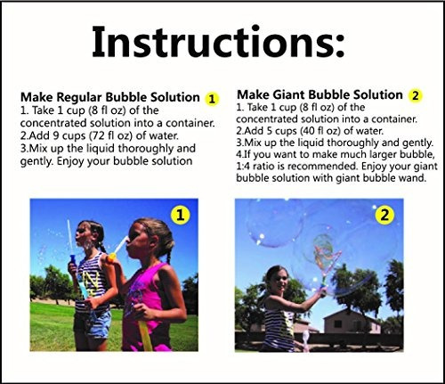 Joyin Toy Bubble Solution Recarga De 25 Galões
