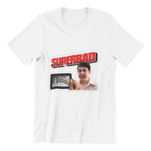 Polera Unisex Superbad Supercool Mclovin Estampado Algodon