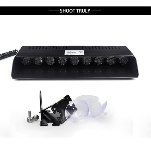 Luz Estroboscópica De 9 Leds For Policía N