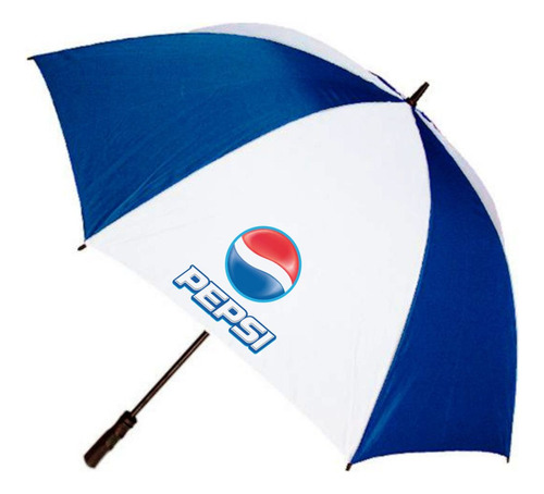 5 Paraguas Gigantes Reforzados Combinados Con Logo Estampado