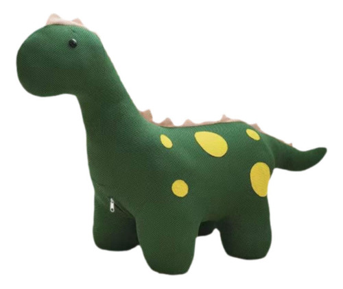 Taburete Otomano De Dibujos Animados Con Adorno Verde Oscuro