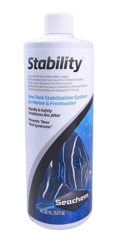 Seachem Stability 500 Ml - Acelerador Biológico P/ Aquários