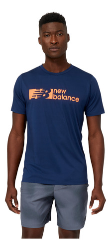 Remera New Balance De Hombre - Mt31074nny