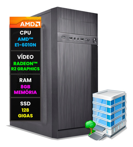 Pc Computador Cpu 8gb Ideal Escritório Empresa Casa Estudo