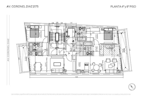 Imagen 18 de 30 de A Estrenar En Barrio Norte, Venta Departamento De 2 Ambientes Con Baulera