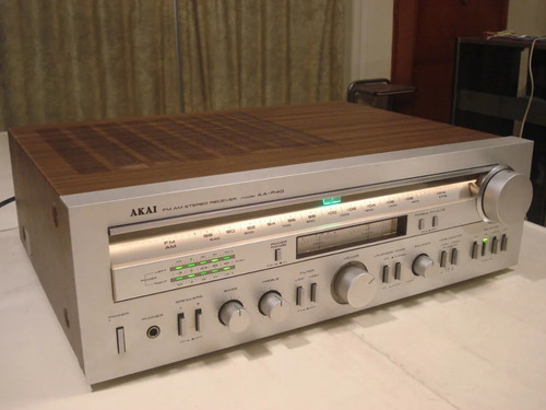 Imagen 2 de 9 de Impecable Sintoamplificador Akai Aa-r40, Original, Dabaudio