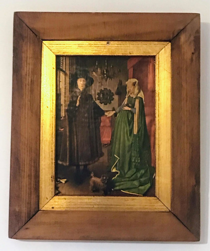 Retrato Miniatura Replica Ole Giovanni Arnolfini Y Su Esposa