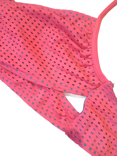 Corpiño Malla Bikini Talle 100 (cu8) Salmon Calada 100 (Usado)
