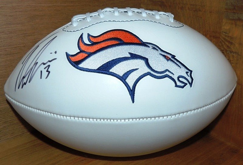 Balón Wilson Broncos Denver Autografiado Trevor Siemian Nfl