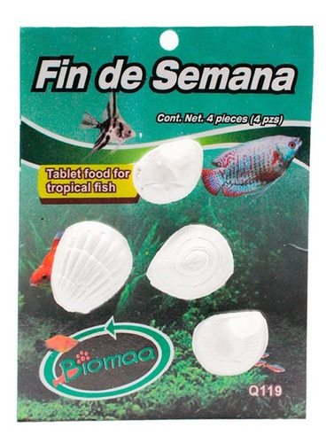 Alimento Para Peces En Pastillas Fin De Semana 3 Paquetes