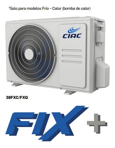 Minisplit Ciac Carrier 1.5 Ton Frio Y Calor 60hz 53fxq183f
