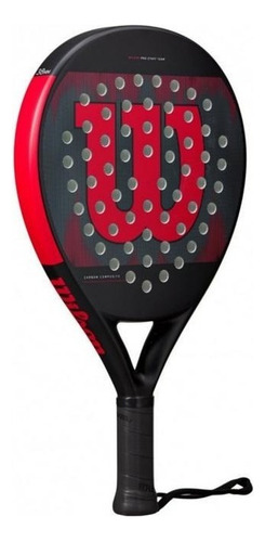 Pala De Padel Wilson Pro Staff Team 370gr Negro/rojo